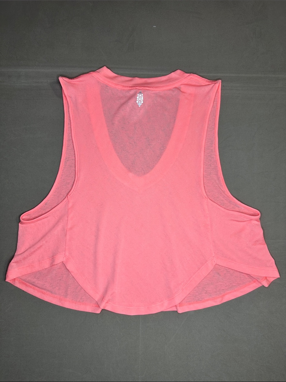 FP Movement by Free People Coral Pink Cropped loose fit Tank - M